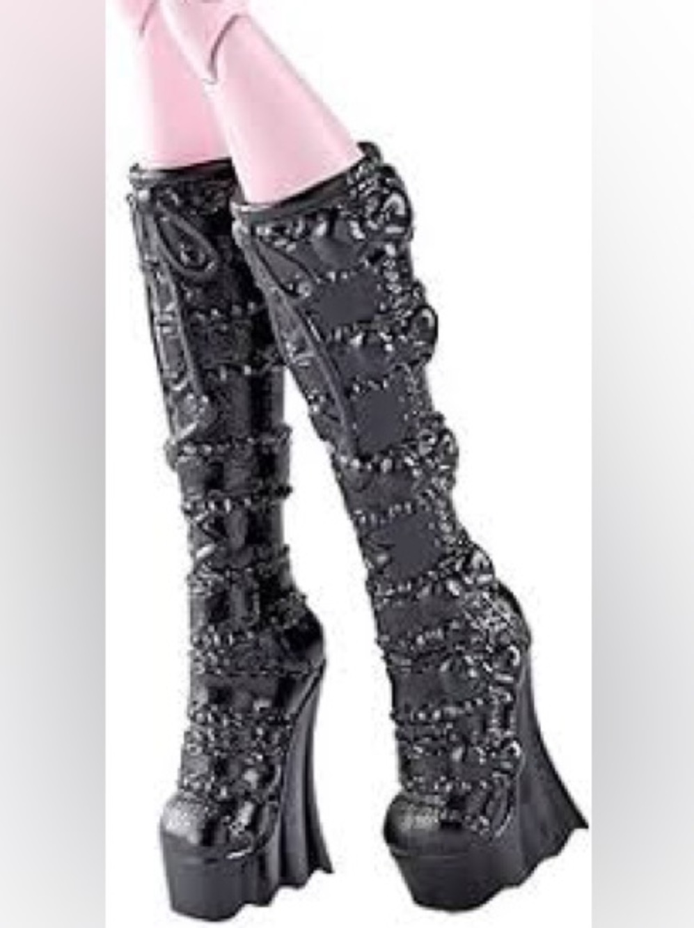 Monster High Elissabat ~ Frights Camera Action ~ Black Boots - Picture 7 of 10
